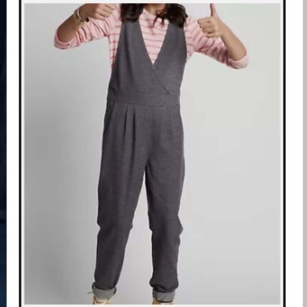TEA COLLECTION Girls Jumper Romper Size 10 Denim-Like